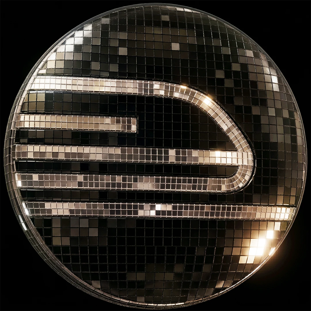Railway disco ball brand mark — public x-twitter post media curated for social post design inspiration.
