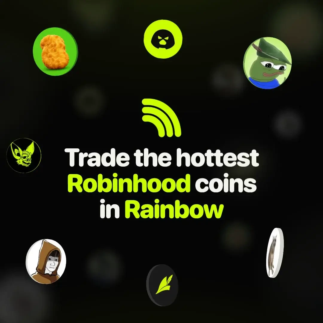 Rainbow: Robinhood Chain is here — public x-twitter post media curated for social post design inspiration.