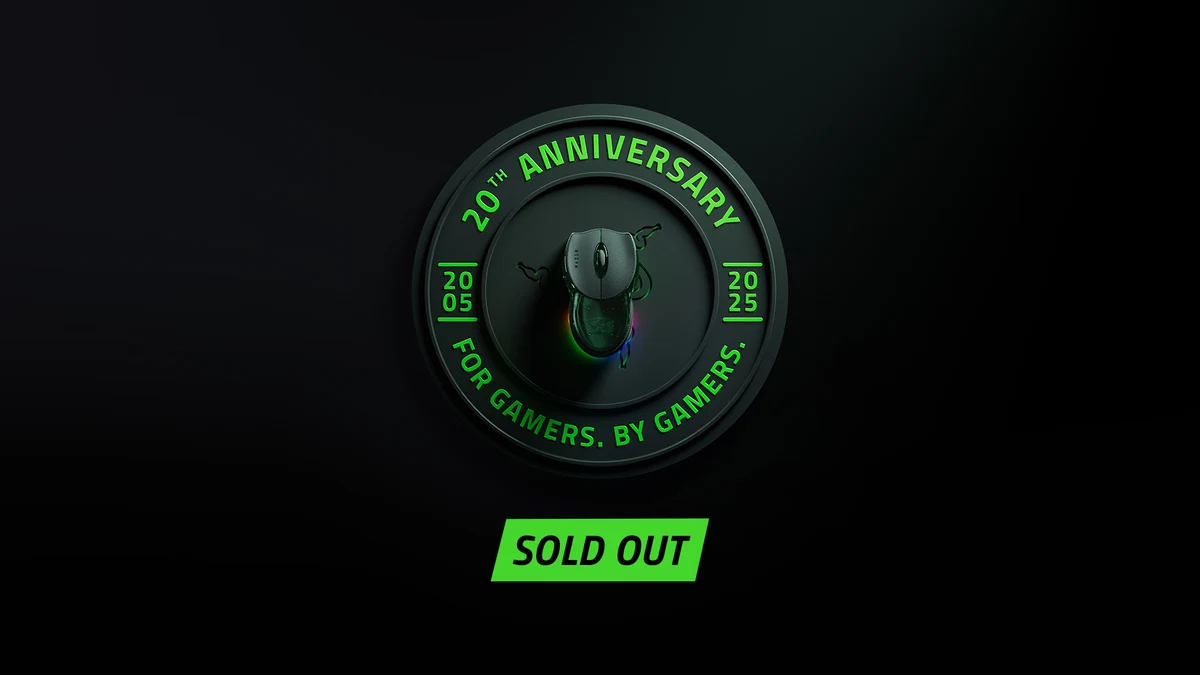 R Λ Z Ξ R: The Razer Boomslang 20th Anniversary Edition is now sold out — public x-twitter post media curated for social post design inspiration.
