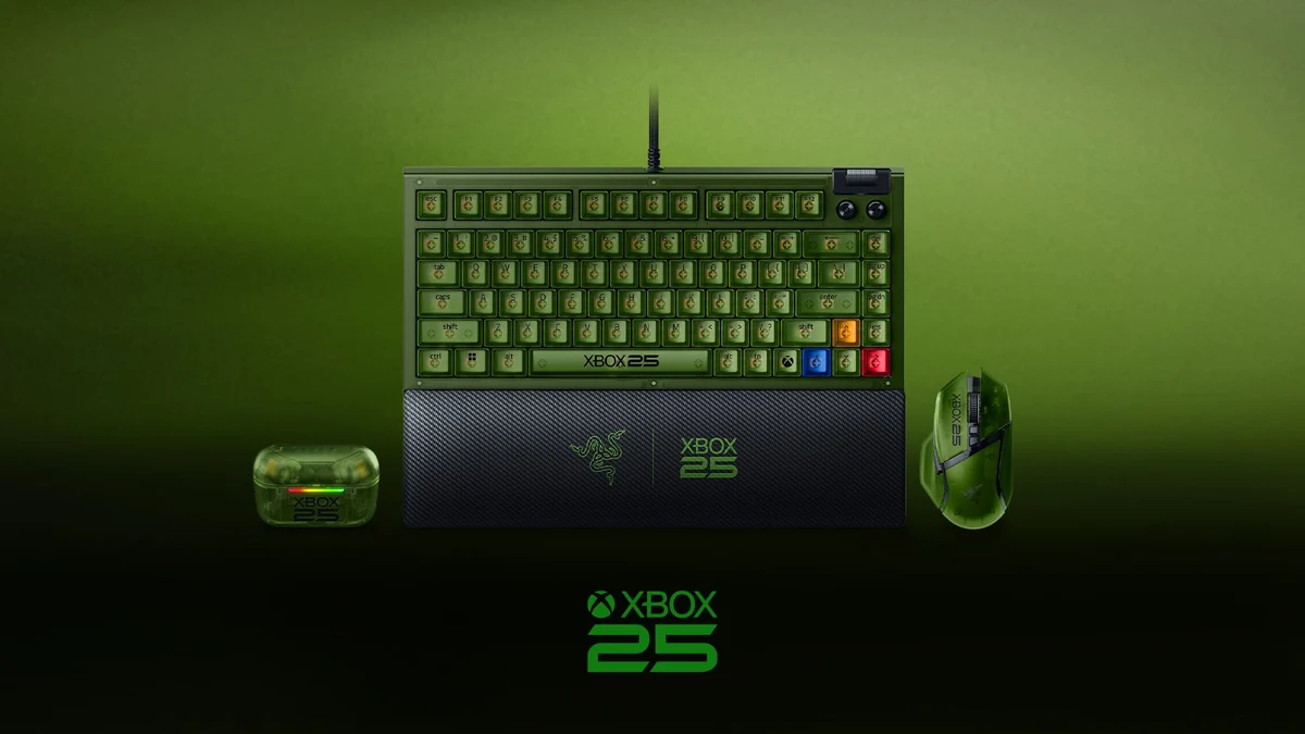 R Λ Z Ξ R: Celebrate 25 years of XBOX the Razer way — public x-twitter post media curated for social post design inspiration.