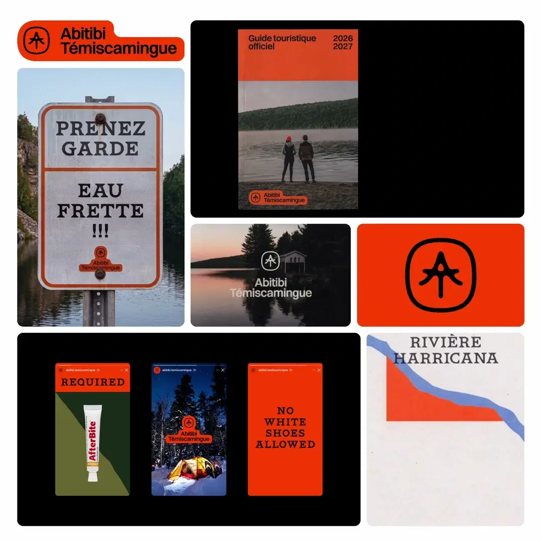Abitibi Témiscamingue Rebrand by @lg2_agency — public x-twitter post media curated for social post design inspiration.
