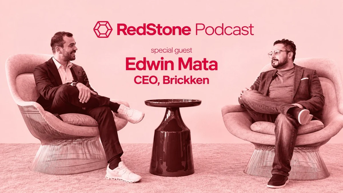 The RedStone Podcast Ep4: Edwin Mata (Brickken) on Tokenized Assets AI Can Actually Read — public x-twitter post media curated for social post design inspiration.