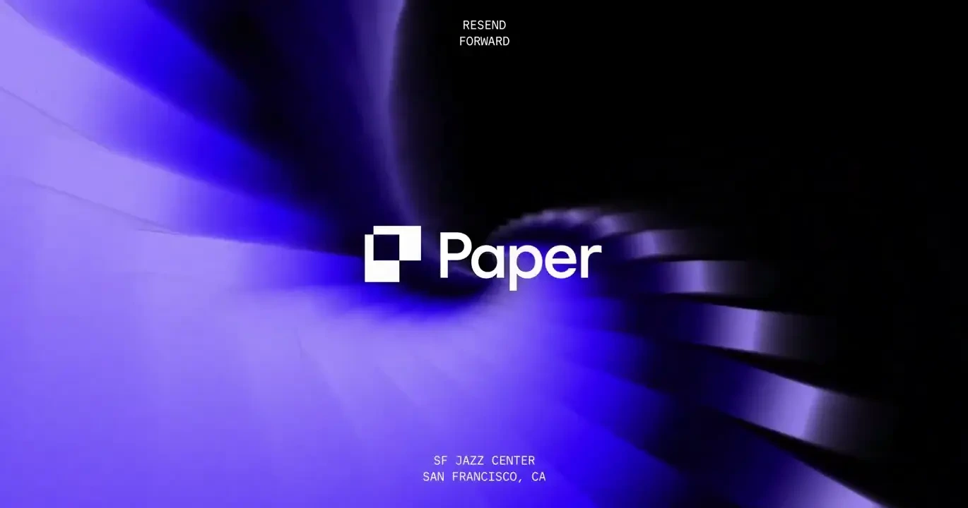 Resend: We're thrilled to announce @paper as our Platinum sponsor for — public x-twitter post media curated for social post design inspiration.