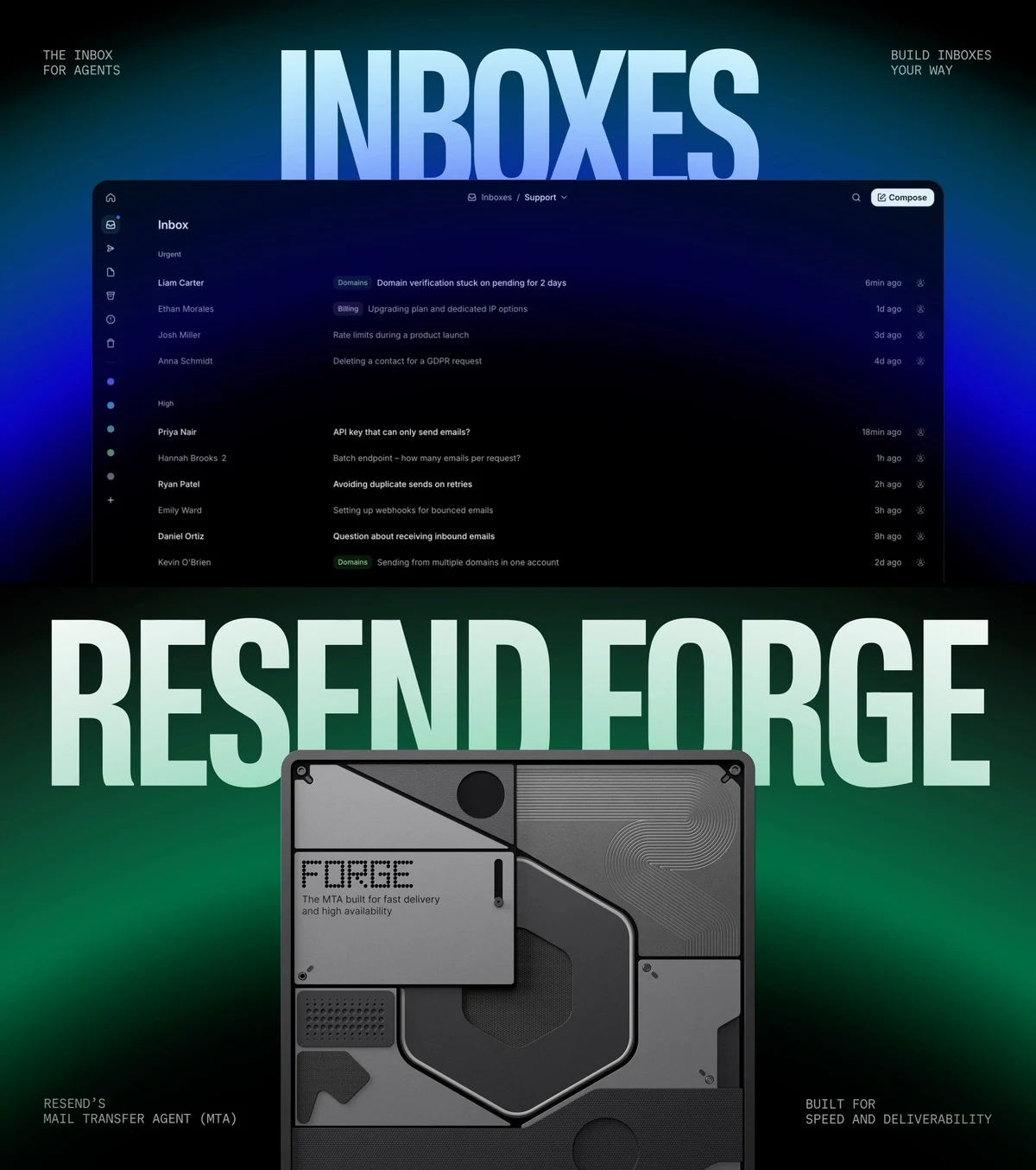 At Resend Forward, we're introducing two new products — public x-twitter post media curated for social post design inspiration.