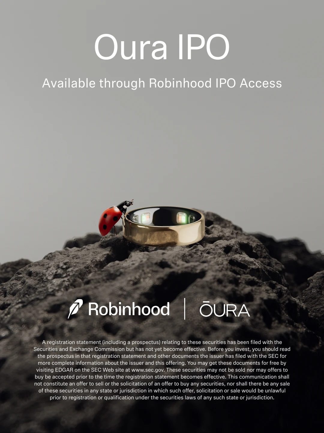 Robinhood: Oura is going public — public x-twitter post media curated for social post design inspiration.