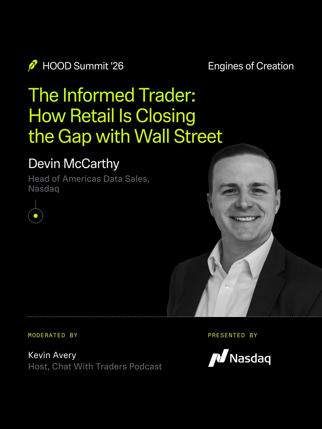 Robinhood’s Daniella Corricelli joins @Nasdaq’s Devin McCarthy and Chat — public x-twitter post media curated for social post design inspiration.