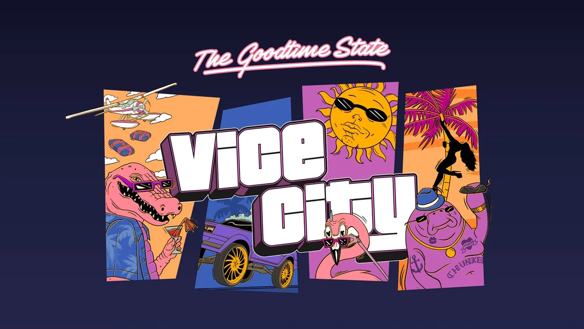 Rockstar Games: Grand Theft Auto VI: The Goodtime State – Vice City Collection — public x-twitter post media curated for social post design inspiration.