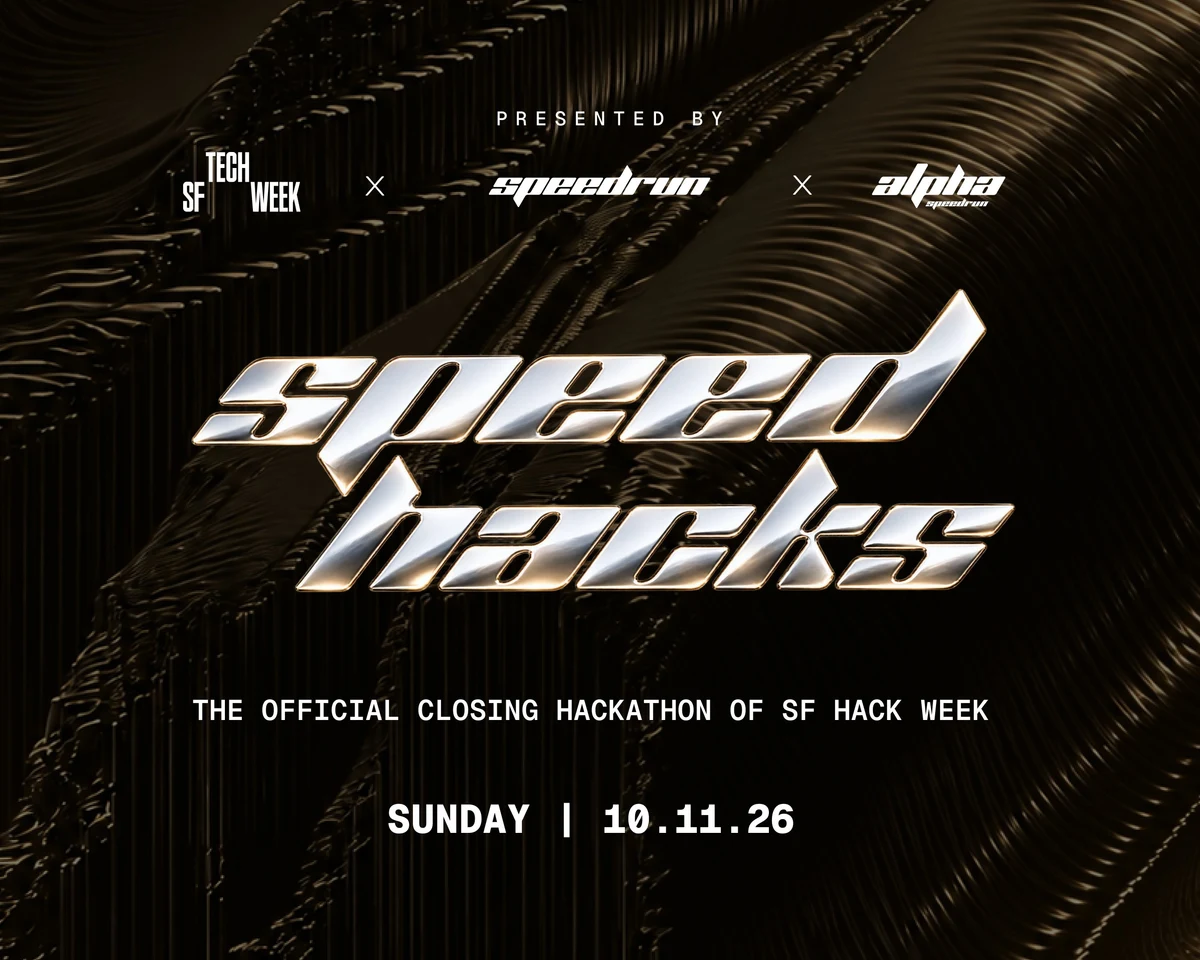 Speedrun: is the final day to join SpeedHacks, our first official hackathon — public x-twitter post media curated for social post design inspiration.