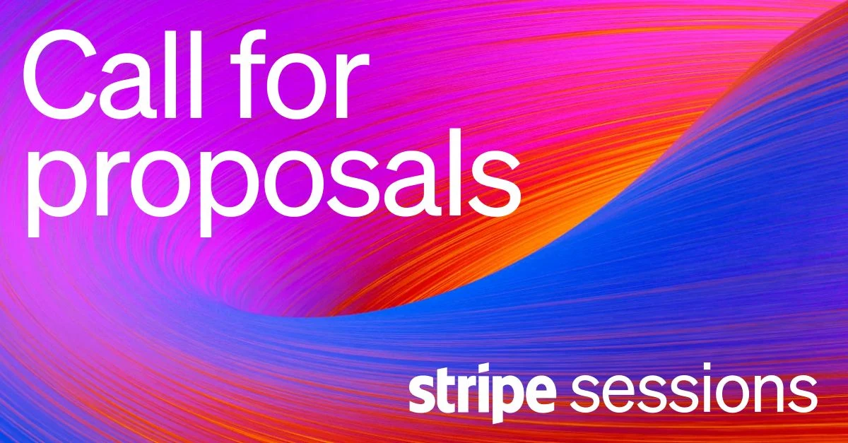 Stripe Crypto: Stripe Sessions is looking for speakers for its dedicated crypto track — public x-twitter post media curated for social post design inspiration.