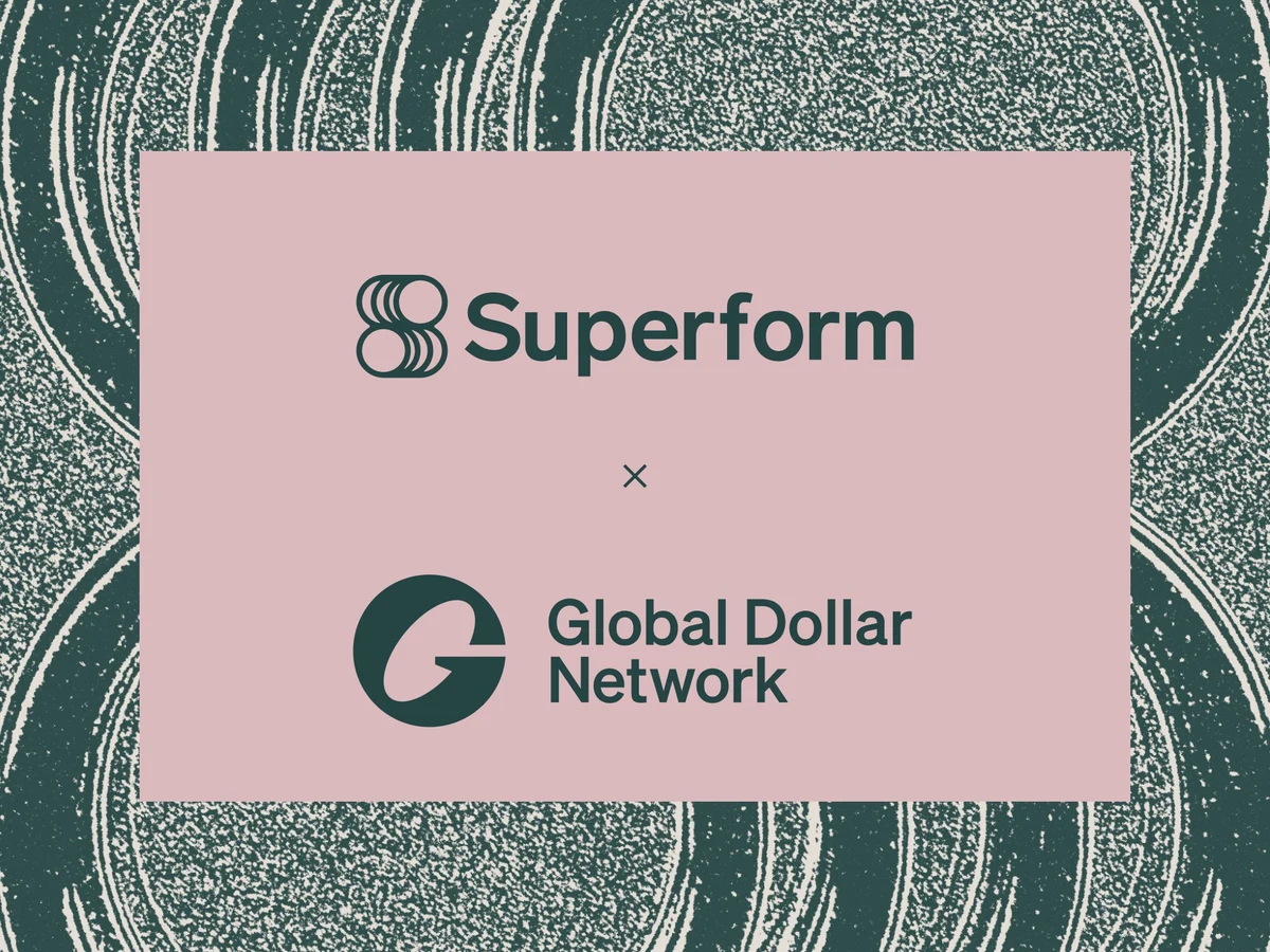 Superform is excited to join @global_dollar Network — public x-twitter post media curated for social post design inspiration.
