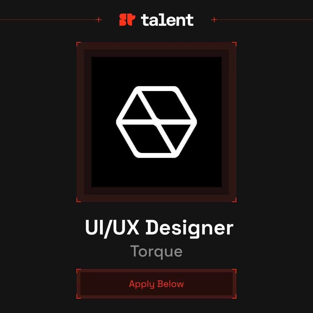 Superteam Talent: Hiring: UI/UX Designer – @torqueprotocol — public x-twitter post media curated for social post design inspiration.