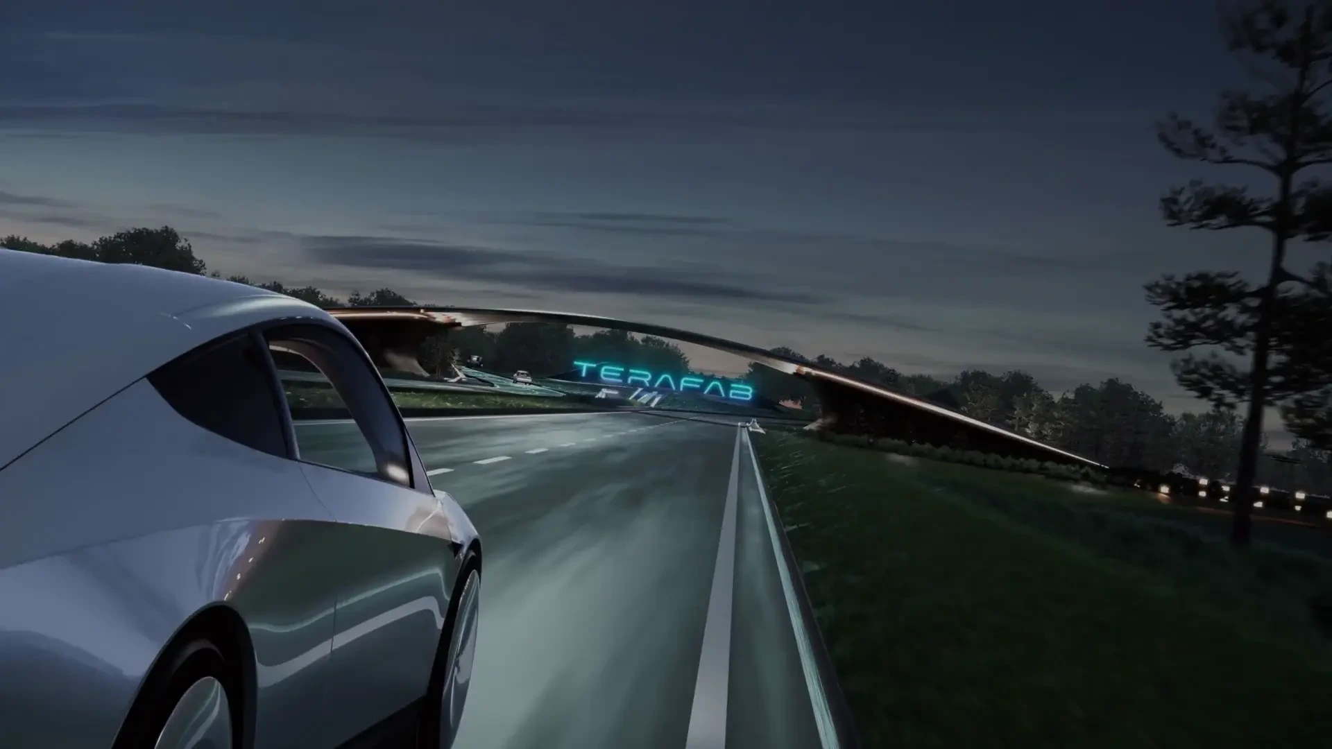 Tesla: Terafab will be built in Grimes County, Texas — public x-twitter post media curated for social post design inspiration.