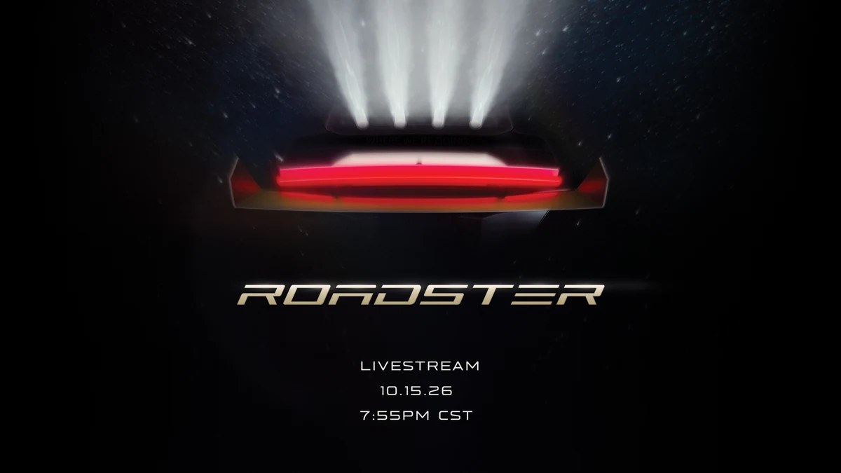 Tesla: Roadster event streaming live this Thursday at 7:55pm CST — public x-twitter post media curated for social post design inspiration.
