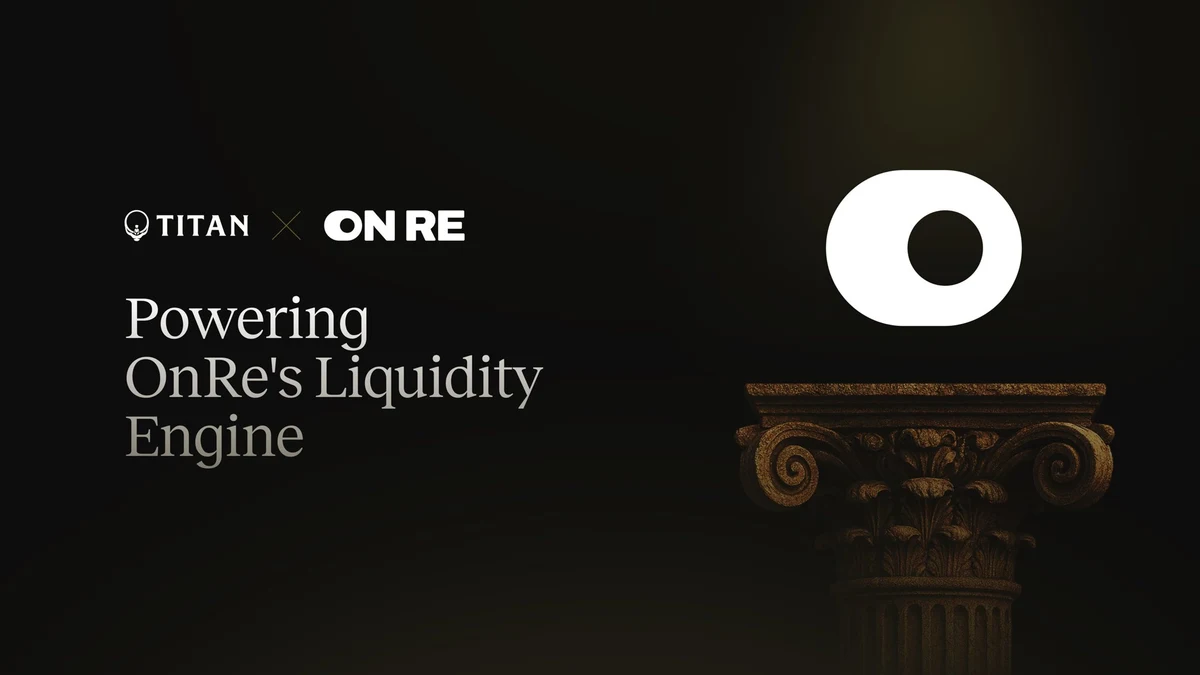 Titan: Proud to be powering @onrefinance’s Liquidity Engine for ONyc — public x-twitter post media curated for social post design inspiration.