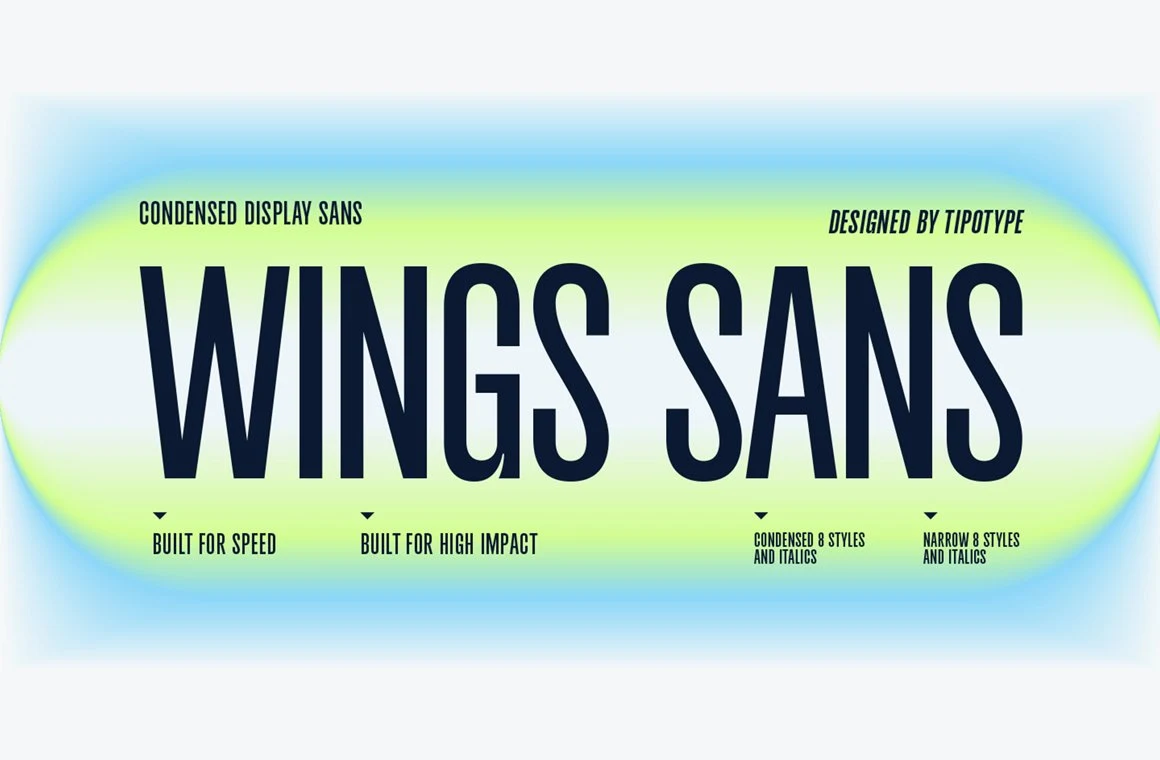 TypeCache.com: [New Font Release] TipoType released Wings Sans — public x-twitter post media curated for social post design inspiration.