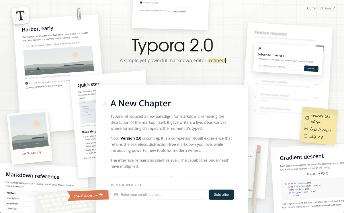 Cooking Typora 2.0 → — public x-twitter post media curated for social post design inspiration.