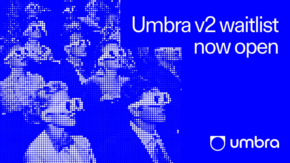 Umbra Privacy: The Umbra v2 waitlist is open — public x-twitter post media curated for social post design inspiration.