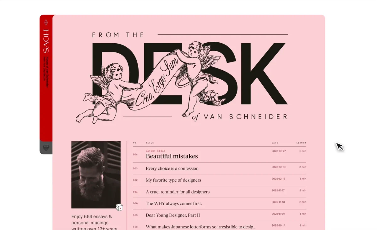 Tobias van Schneider: After I launched my new DESK blog, many people asked me to make