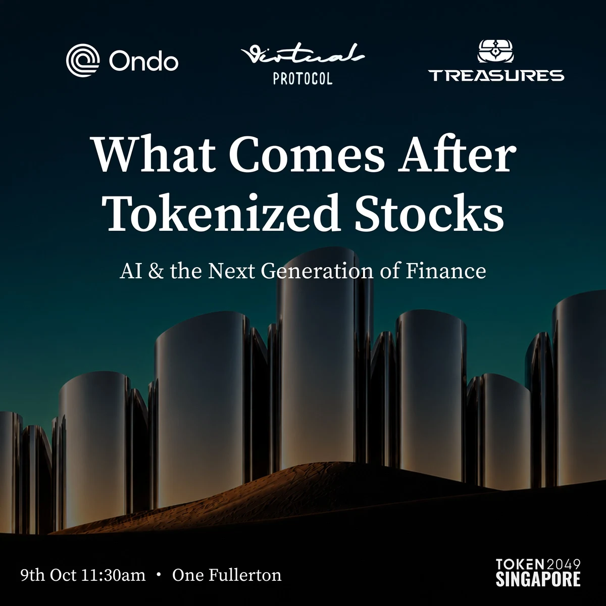 Virtuals Protocol: What comes after tokenized stocks meet AI — public x-twitter post media curated for social post design inspiration.