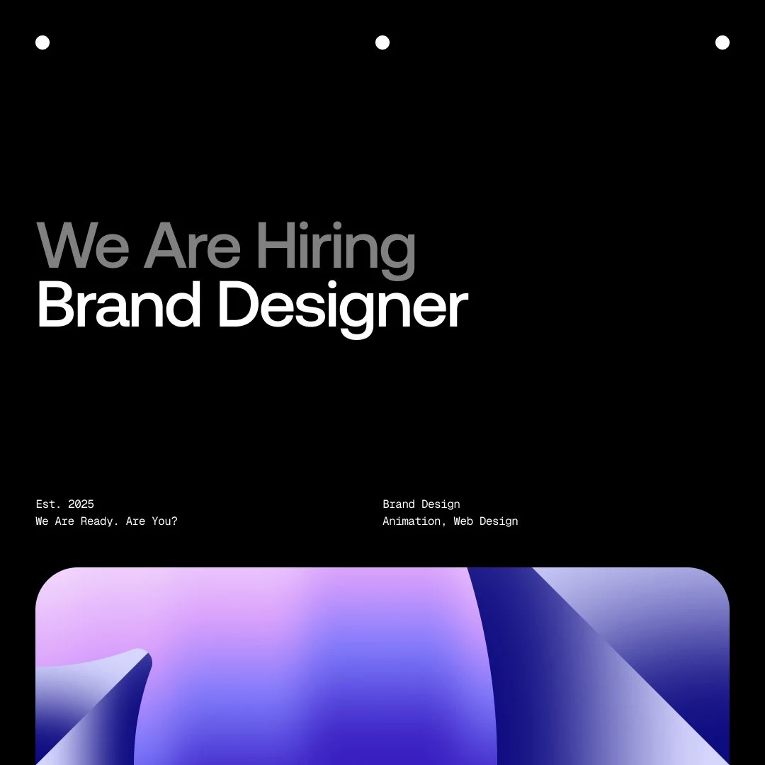 Axel: We are hiring a Brand Designer @thestudiothree — public x-twitter post media curated for social post design inspiration.