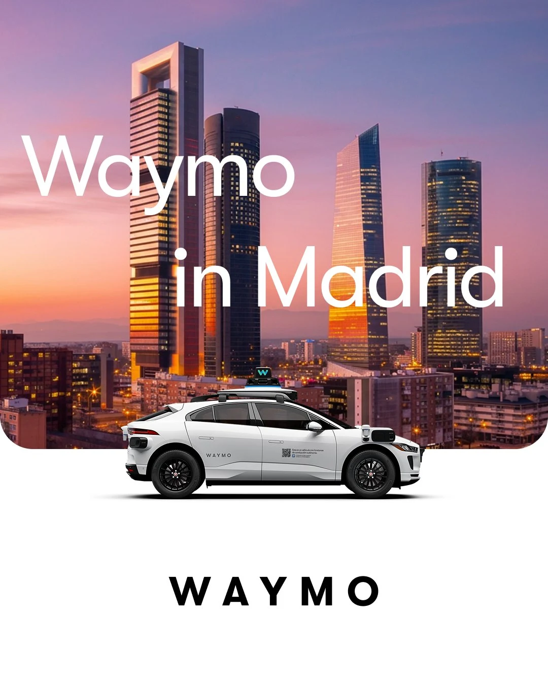 Waymo: ¡Hola, Region of Madrid — public x-twitter post media curated for social post design inspiration.