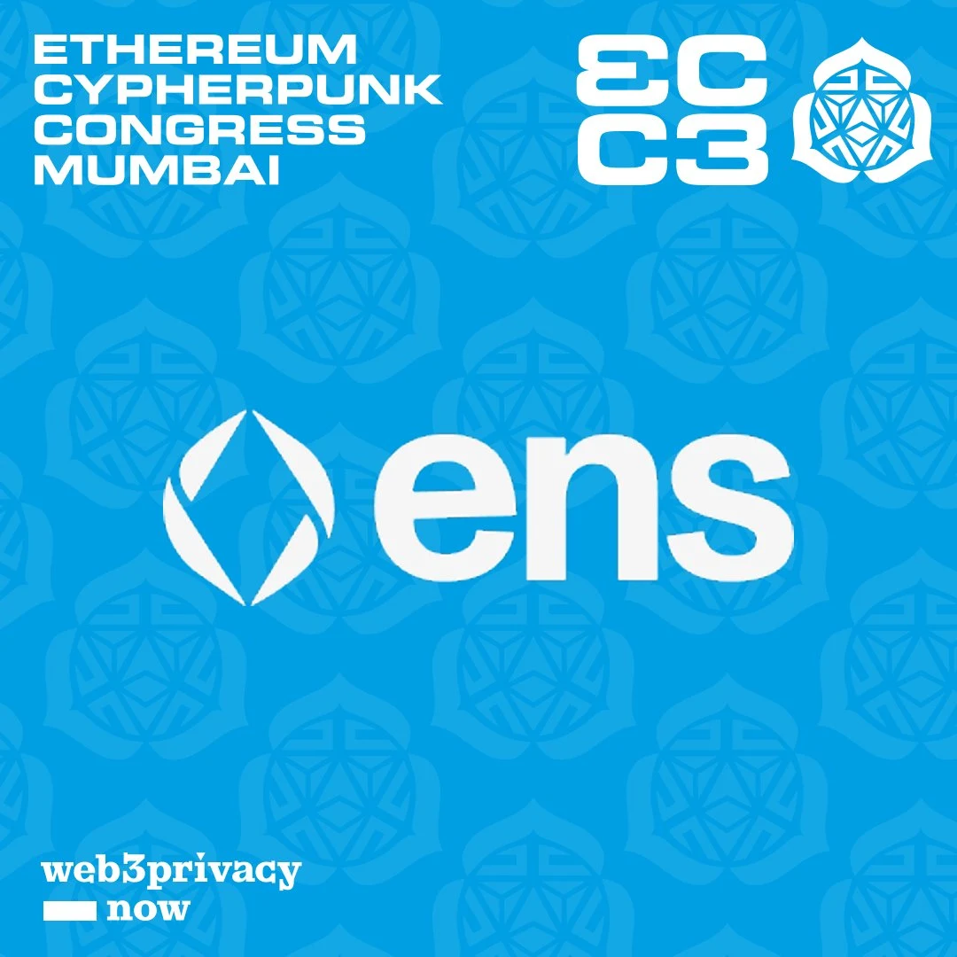 Web3Privacy Now: Welcoming @ensdomains as a sponsor of CYPHERPUNK CONGRESS 3 — public x-twitter post media curated for social post design inspiration.
