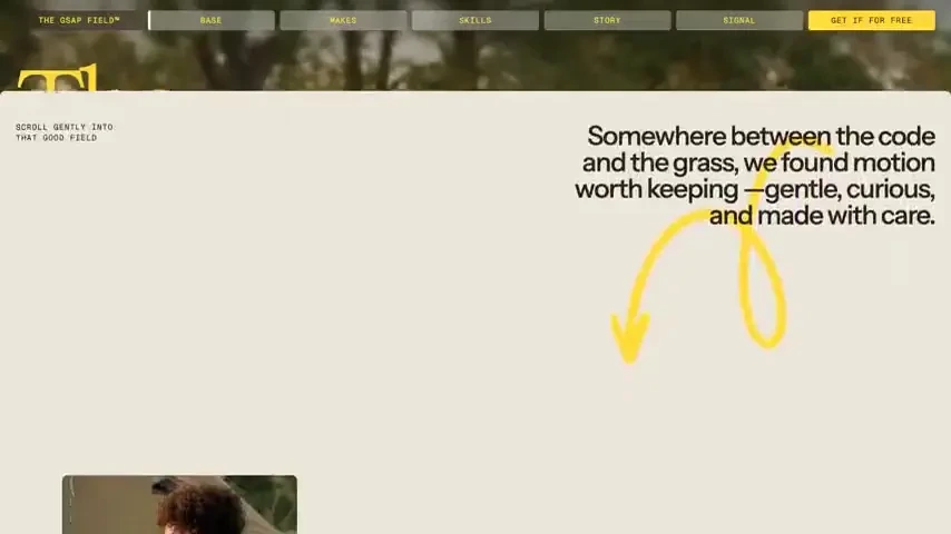 Best Website Templates: "The GSAP Field" is now in our curated free library — public x-twitter post media curated for social post design inspiration.