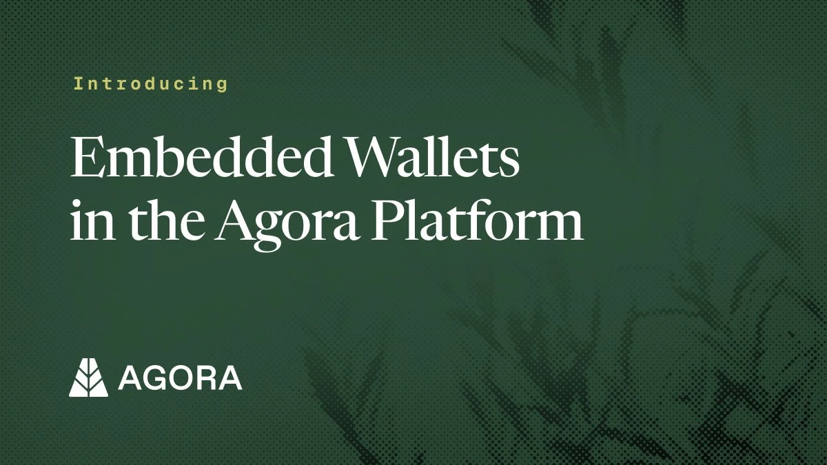 Agora: Managing digital assets usually means juggling external wallets — public x-twitter post media curated for social post design inspiration.