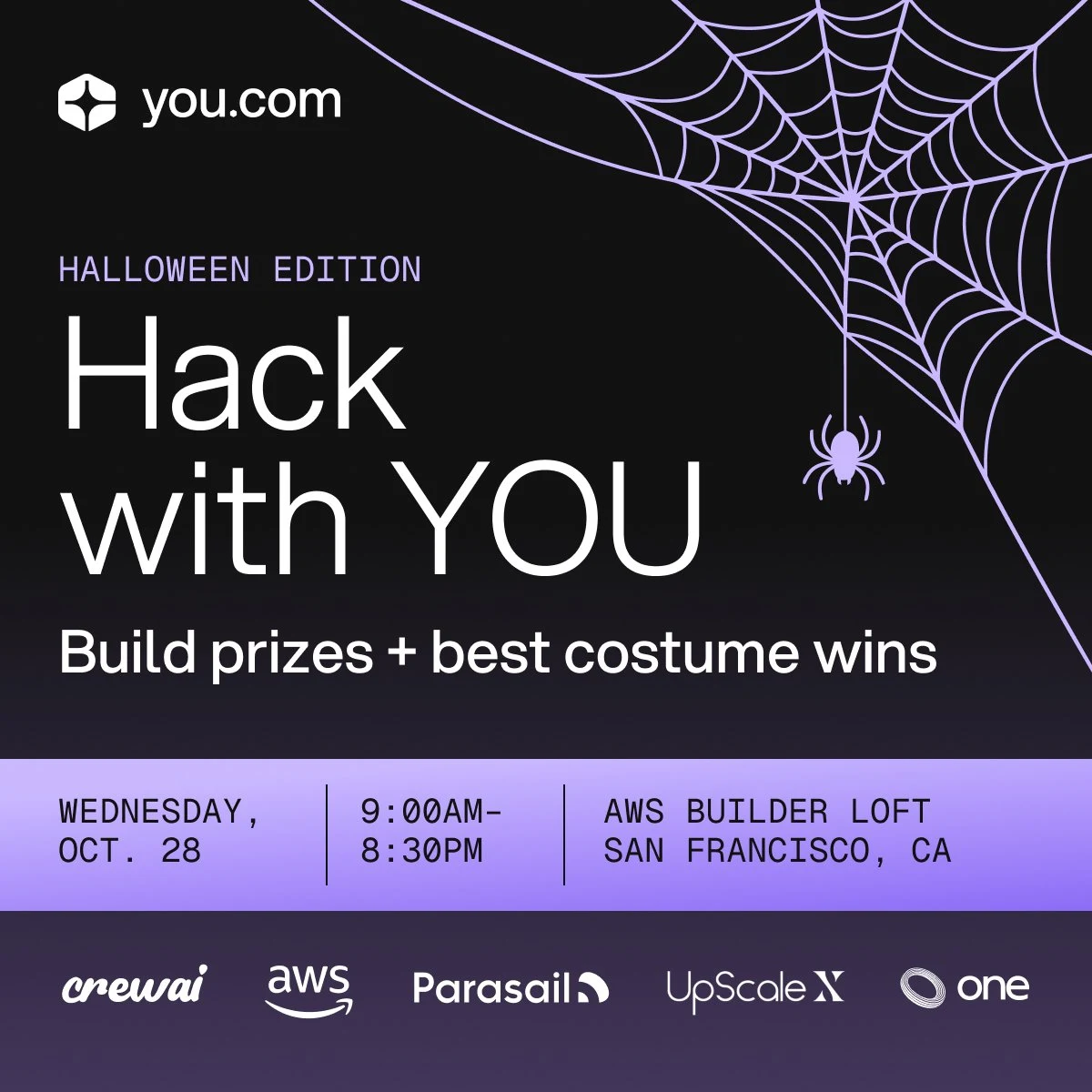 You.com: The countdown is — public x-twitter post media curated for social post design inspiration.