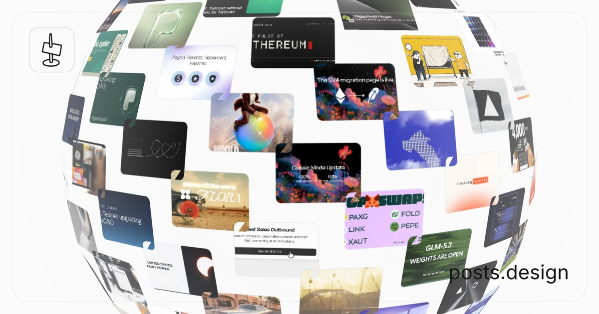 posts.design sphere at 880 posts